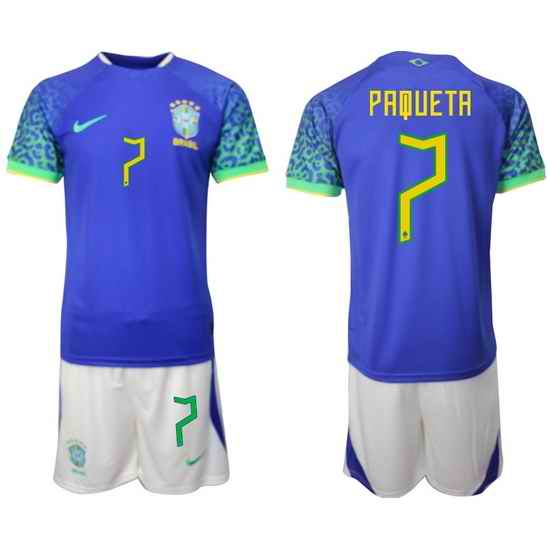 Men FIFA 2022 Brazil Soccer Jersey 055